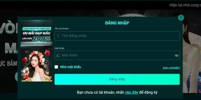 Các bước đăng nhập 8DAY khá đơn giản